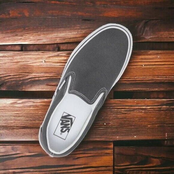 VANS Off The Wall Asher Gray Canvas Skate SB Shoes Mens 11.5 NEW Fast Ship main image 11